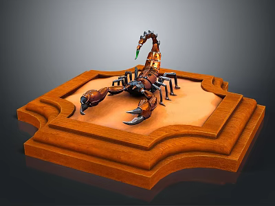 Modern Five-Striped Scorpion Carolina Scorpion Italian Scorpion Mexican Scorpion 3d model