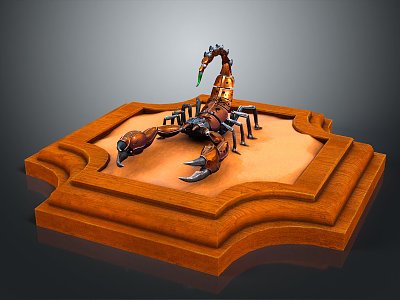 Modern Five-Striped Scorpion Carolina Scorpion Italian Scorpion Mexican Scorpion 3d model