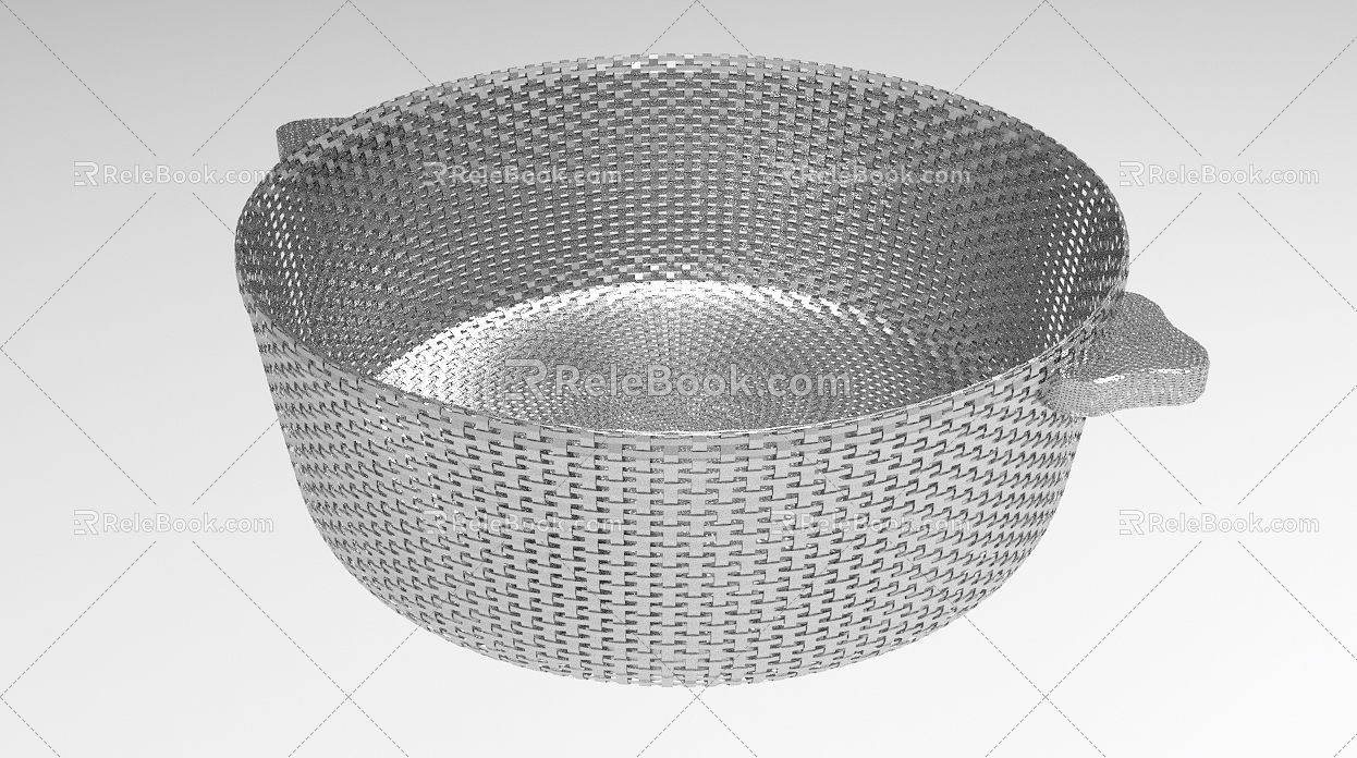 Woven Container High-grade Metal Container Creative Furniture High-grade Furniture Lucky and Lucky 971 3d model