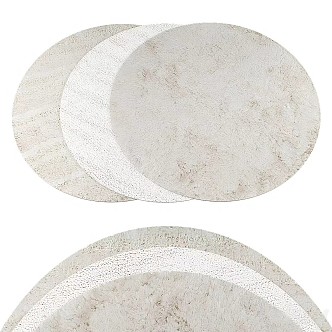 Round carpet 3d model