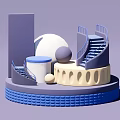 Modern Meichen e-commerce Meichen 3d model