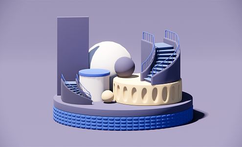 Modern Meichen e-commerce Meichen 3d model