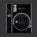 Fujifilm Instax Mini Compact Instant Camera With Black Design And Lens