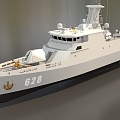 Cruise ship frigate warship destroyer warship missile ship ship low face number low model simple model game film and television class super realistic 3d model