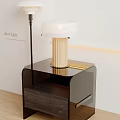 Table lamp table lamp side 3d model