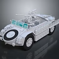 3D Model Of Functional Armored Vehicle With Weapon And Armor