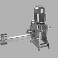 Industrial Equipment With Electric Motor Stable Base And Metal Support Structure