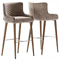 Pair of Modern Leisure Chairs With Quilted Diamond Velvet Upholstery Wooden Legs And Metal Crossbar