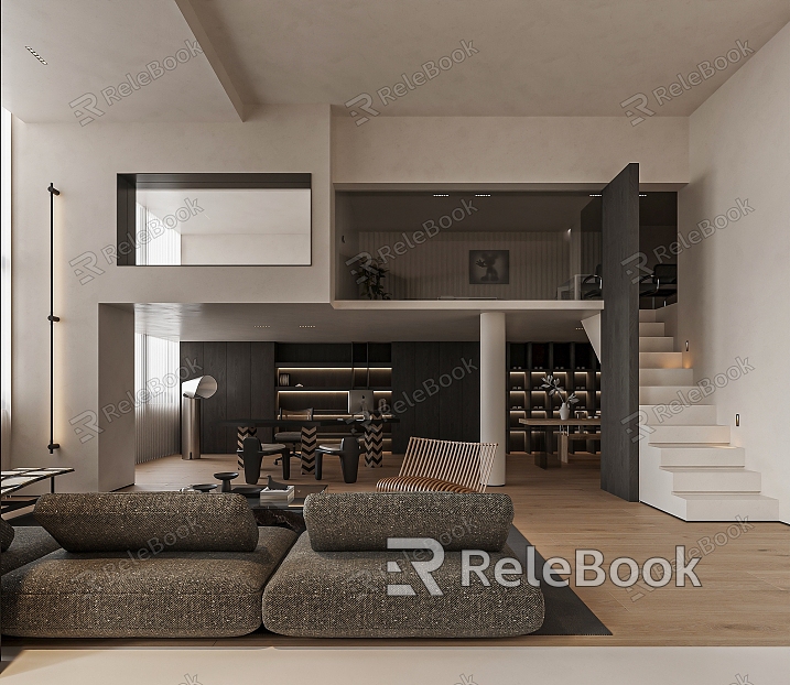 Villa Living Room Empty Villa Living Room Italian Villa Living Room Duplex Living Room model