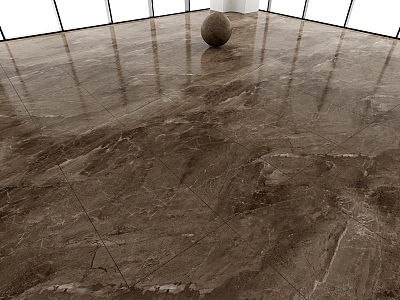 brown marble floor tile 3d model