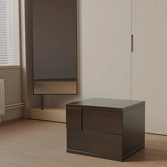 Modern bedside table 3d model