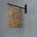 Wooden Hanging Signboard Design With Various Text For Commercial And Interior Walls