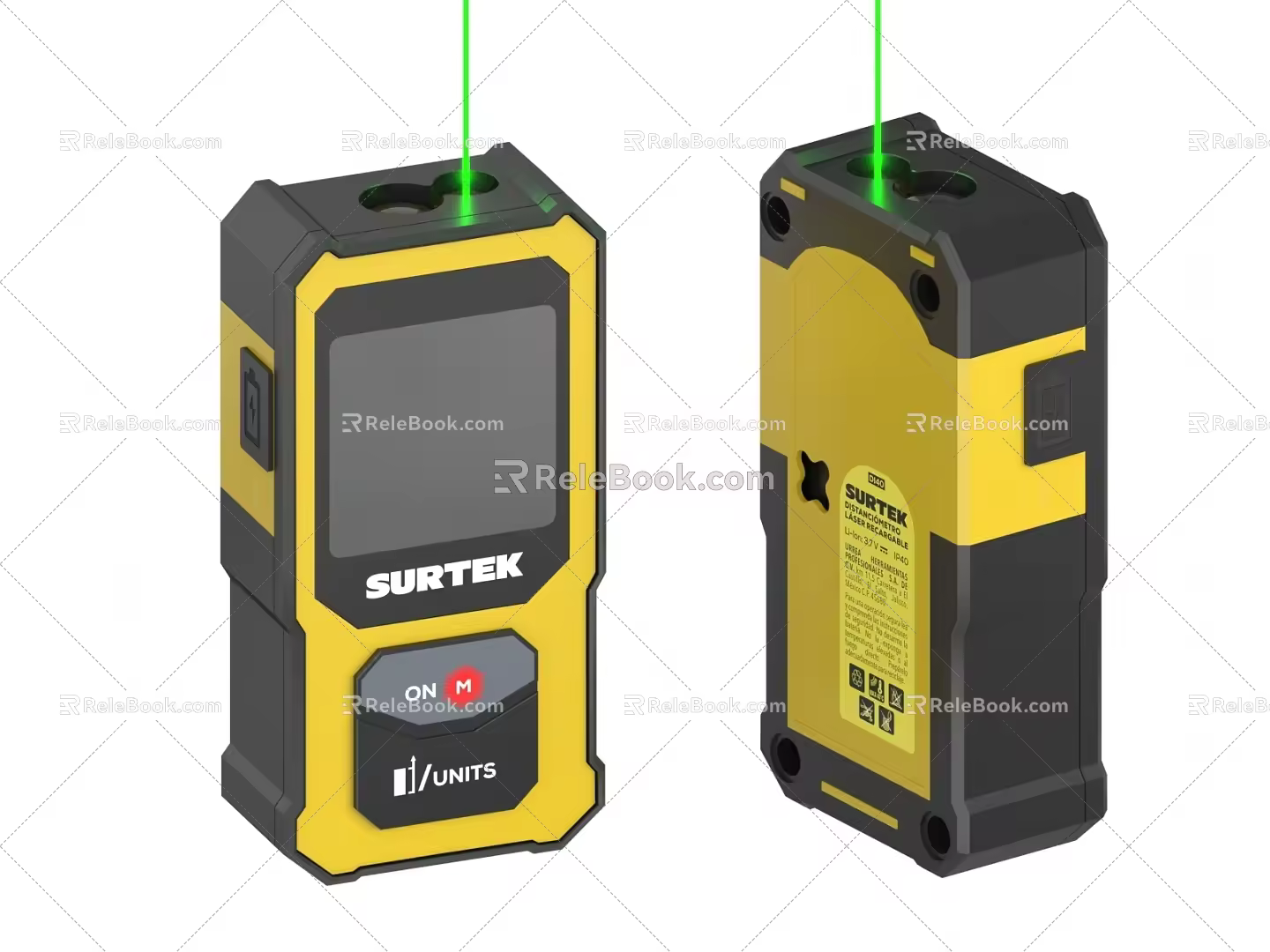 Laser rangefinder measuring instrument 3d model