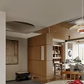 Modern Living Room Interior Design With White Sofa Wooden Bookshelves Coffee Table And Area Rug