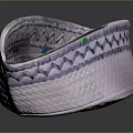 Purple Woven Fashion Accessory With Colorful Accents And Stylish Textured Design For Outfits