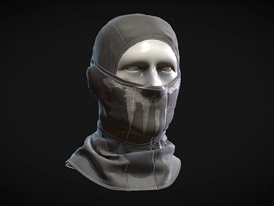Practical Balaclava With Full Head Face Coverage And Soft Fabric Material 3d model