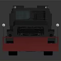 Armored Riot Control Vehicle With Protective Mesh Reinforced Bumper And Sturdy Design