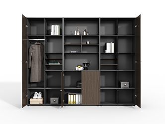 File Cabinet Bookcase Wardrobe Data Cabinet Side Cabinet Display Cabinet 3d model