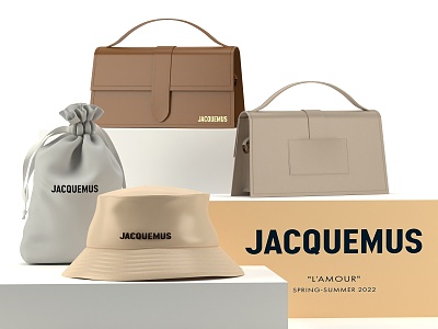 Jacques Mousse Handbags and Hats 3d model