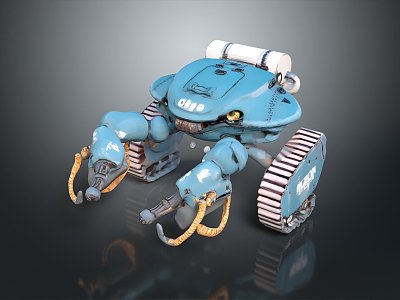 Mech tank mech insect mech spider crab machine crab mechanical crab mech crab model