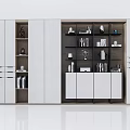 Modern Bookcase Bookshelf 3d model