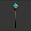 Scepter Ancient Scepter Cane Ancient Scepter Magic Scepter Metal Scepter Classical Scepter Magic Scepter 3d model