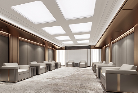 Modern VIP Reception Room Meeting Room 3d model