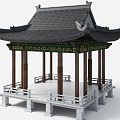 Xe Peak Stage Chinese Pavilion Chinese Pavilion Ancient Pavilion Pavilion Pavilion Landscape Pavilion 3d model