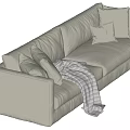 Modern Multiplayer Sofa 3d model