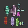 Wooden Boats Collection Featuring Various Sailing Designs Decorative Details And Sizes