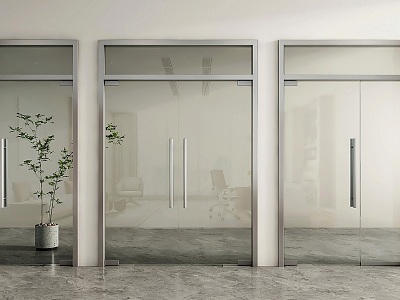 Modern glass door glass door glass double door office glass door glass single door shop glass door model