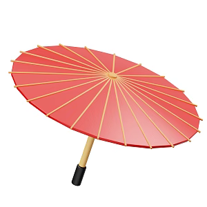 Modern umbrella cartoon umbrella 3d model