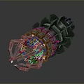 Advanced Spacecraft Module With Metallic Frame And Propulsion Components