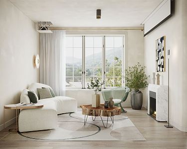 The Silent Living Room 3d model