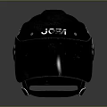 JOTI 350 Modern Black Helmet With Transparent Visor And Protective Design