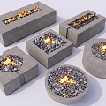 Modern Outdoor Stove Oven Torches 3d model