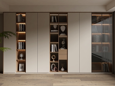 Home bookcase 3d model