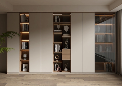 Home bookcase 3d model