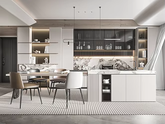 Modern Restaurant 3d model