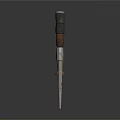 Small And Large Workshop Screwdrivers With Wooden Handles And Metal Shafts