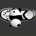 Panda Pattern Shoes With Bamboo Design For Daily Lifestyle Use Product