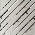 Neatly Arranged Stylish Downlights and Spotlights for Modern Ceiling Lighting Design