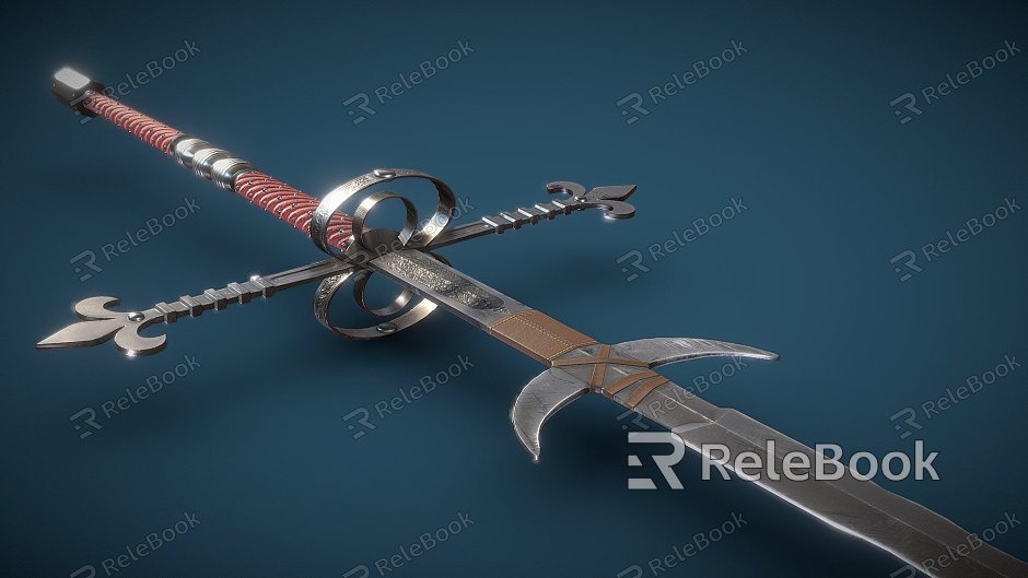 weapon two-handed sword model