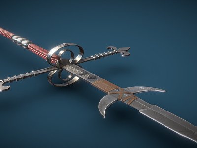 weapon two-handed sword model