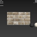 Stone wall exterior wall for wall retro stone wall 3d model