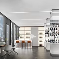 Modern Store Foreign Wine Store 3d model