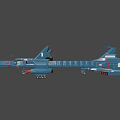 Advanced Modern Fighter Jet With Aerodynamic Design Multiple Engines And Wing Lights