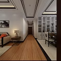 Living Dining Room Interior Design With Sofa Throw Pillows Coffee Table Dining Set Wooden Flooring