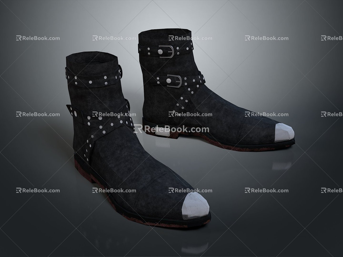 Men's Boots Old Boots Old Leather Boots Old Rain Boots Men's Leather Boots Men's Leather Shoes Pointed Leather Boots Fashion Leather Boots 3d model