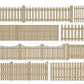 Different Types Of Wooden Fences For Garden And Outdoor Decoration